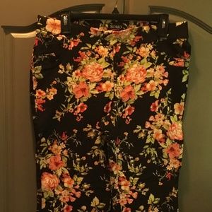 Soho Floral Stretch Pants